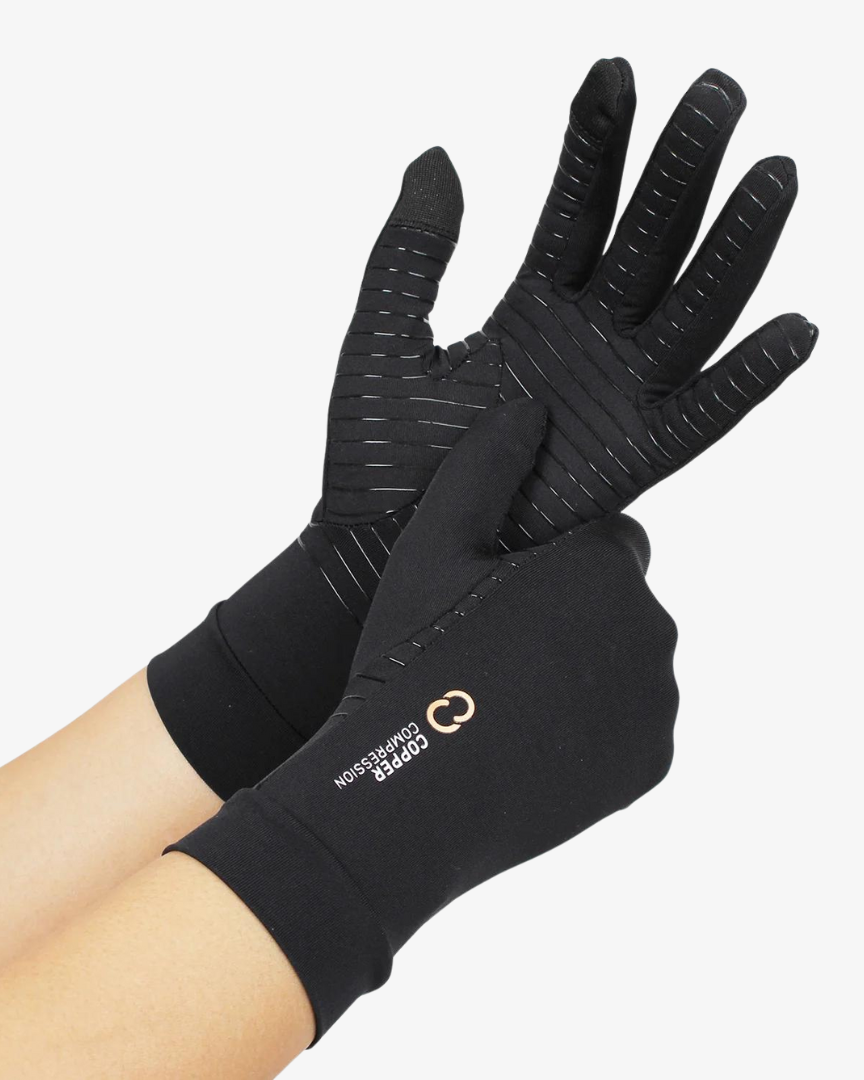 compression handschuhe Full Finger Arthritis Gloves with Smart Touch XL / 1 Pack Copper Compression