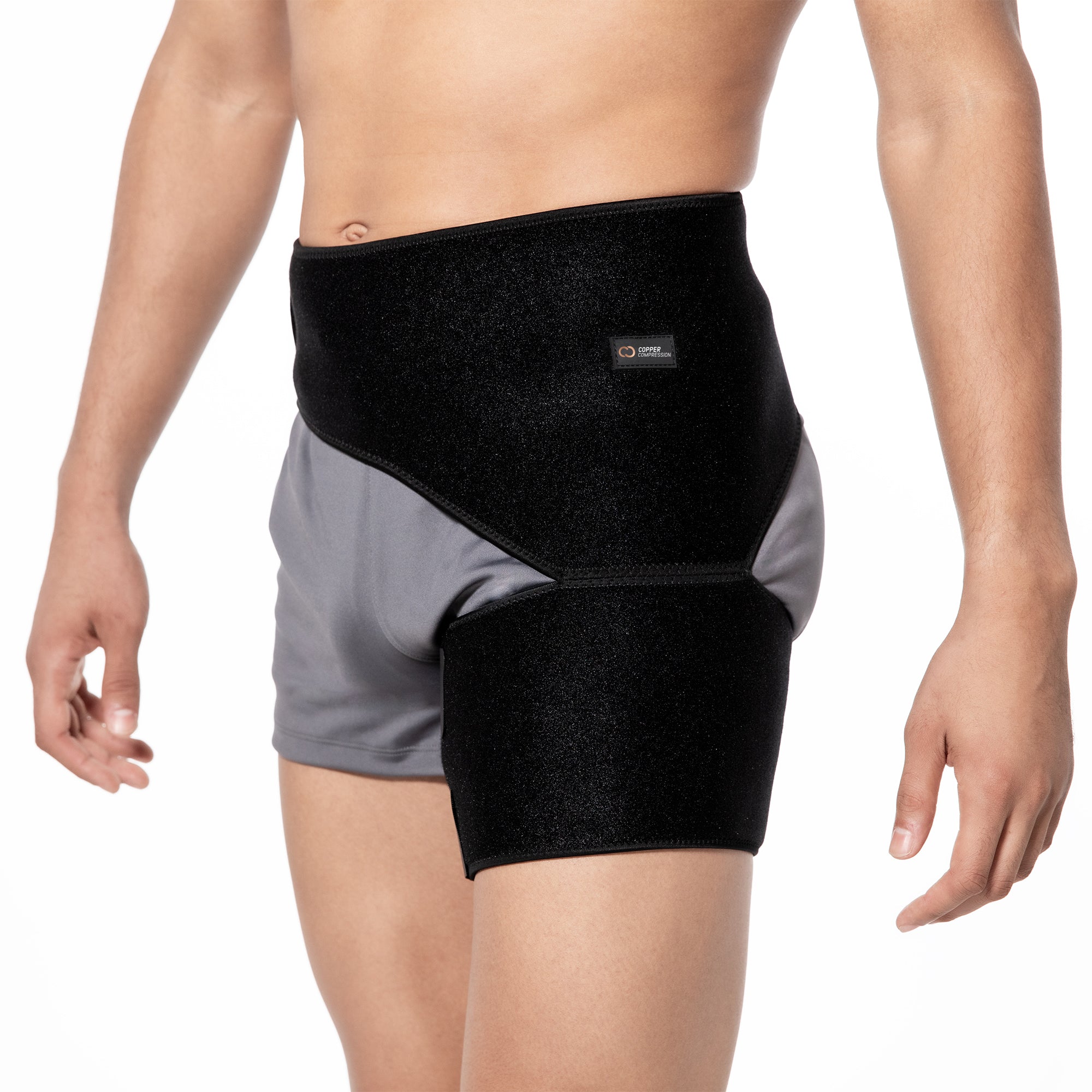 Hip Brace Thigh Compression Sleeve Hamstring Compression Sleeve & Groin  Compression Wrap Hip Pain Relief Support