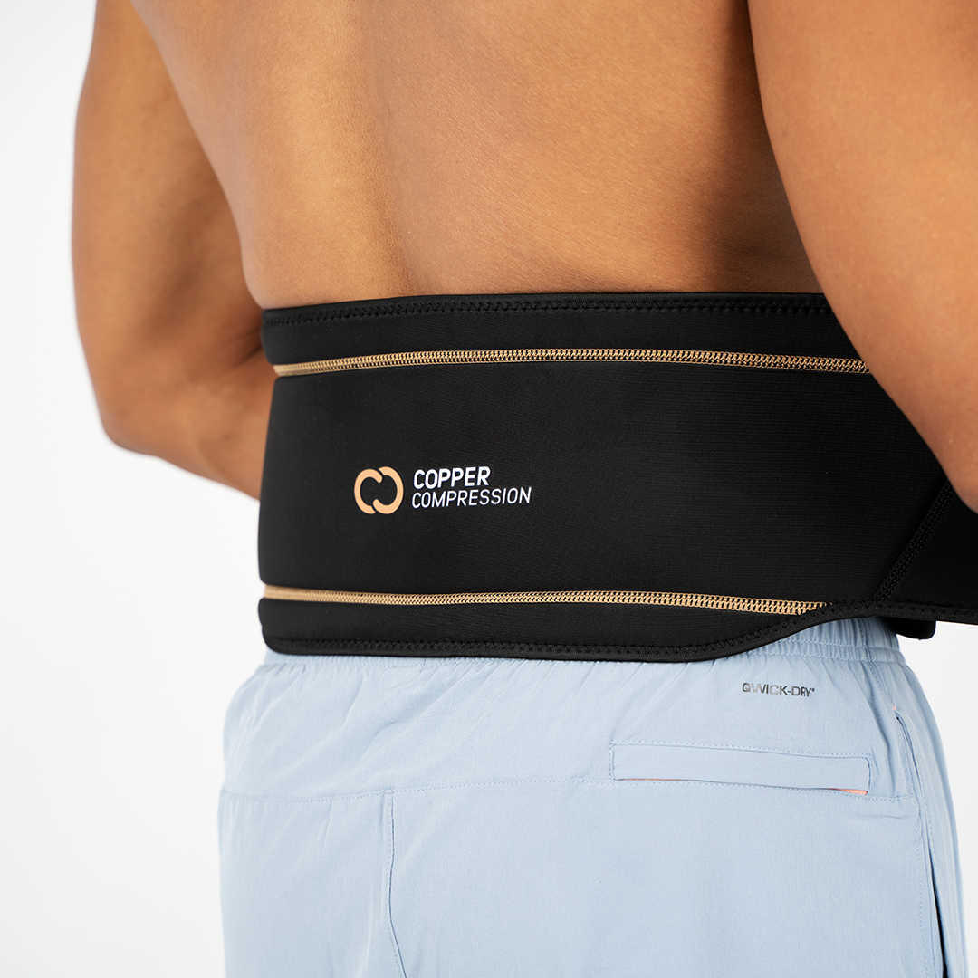 Copper Compression Back Brace - Lower Back & Lumbar Support