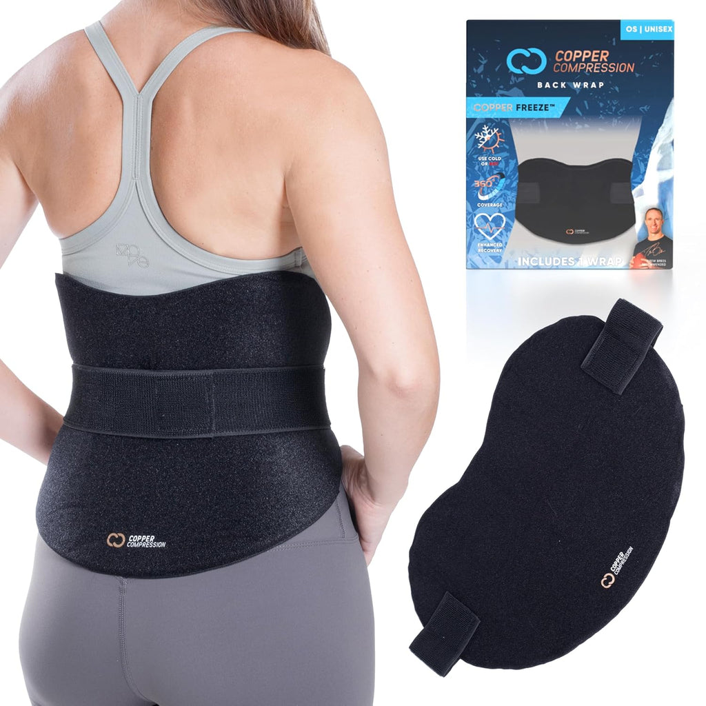 CopperFreeze™ Back & Stomach Wrap – Copper Compression