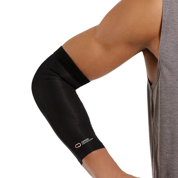  Copper Fit Unisex Adult Copper Infused Compression Calf Sleeves  Bandana, Black, Small Medium US : Health & Household