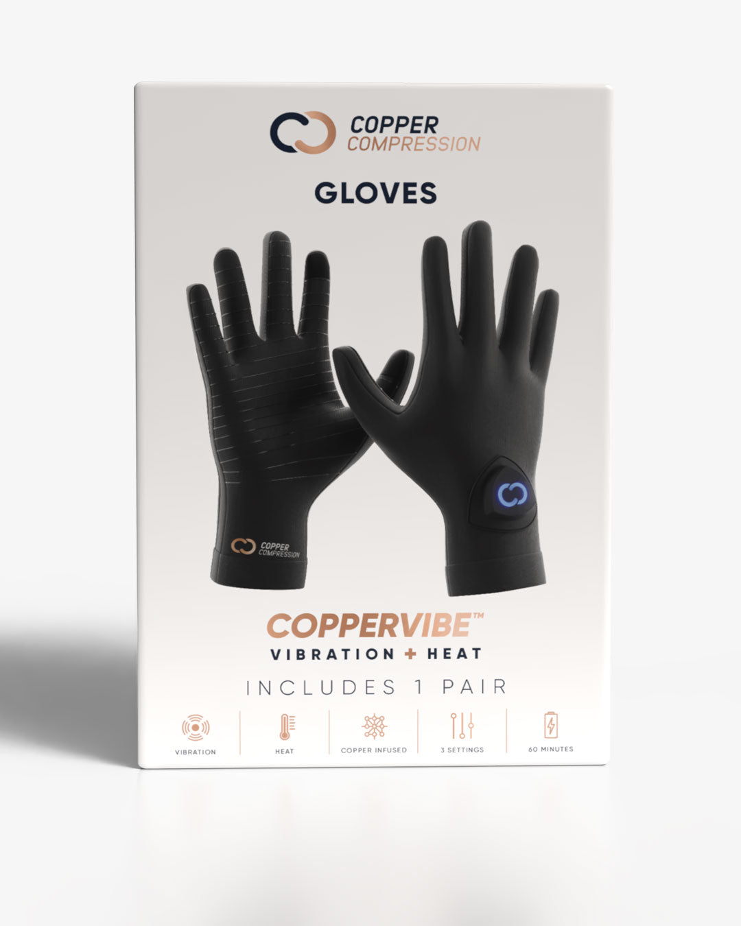 CopperVibe Gloves Copper Compression CopperVibe Gloves Copper Compression