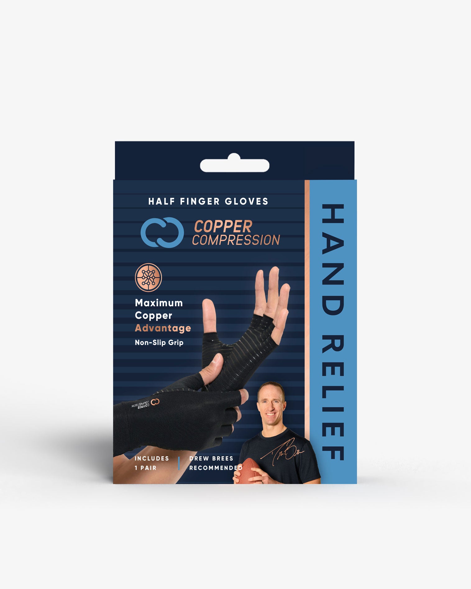 Copper Compression gloves in gray