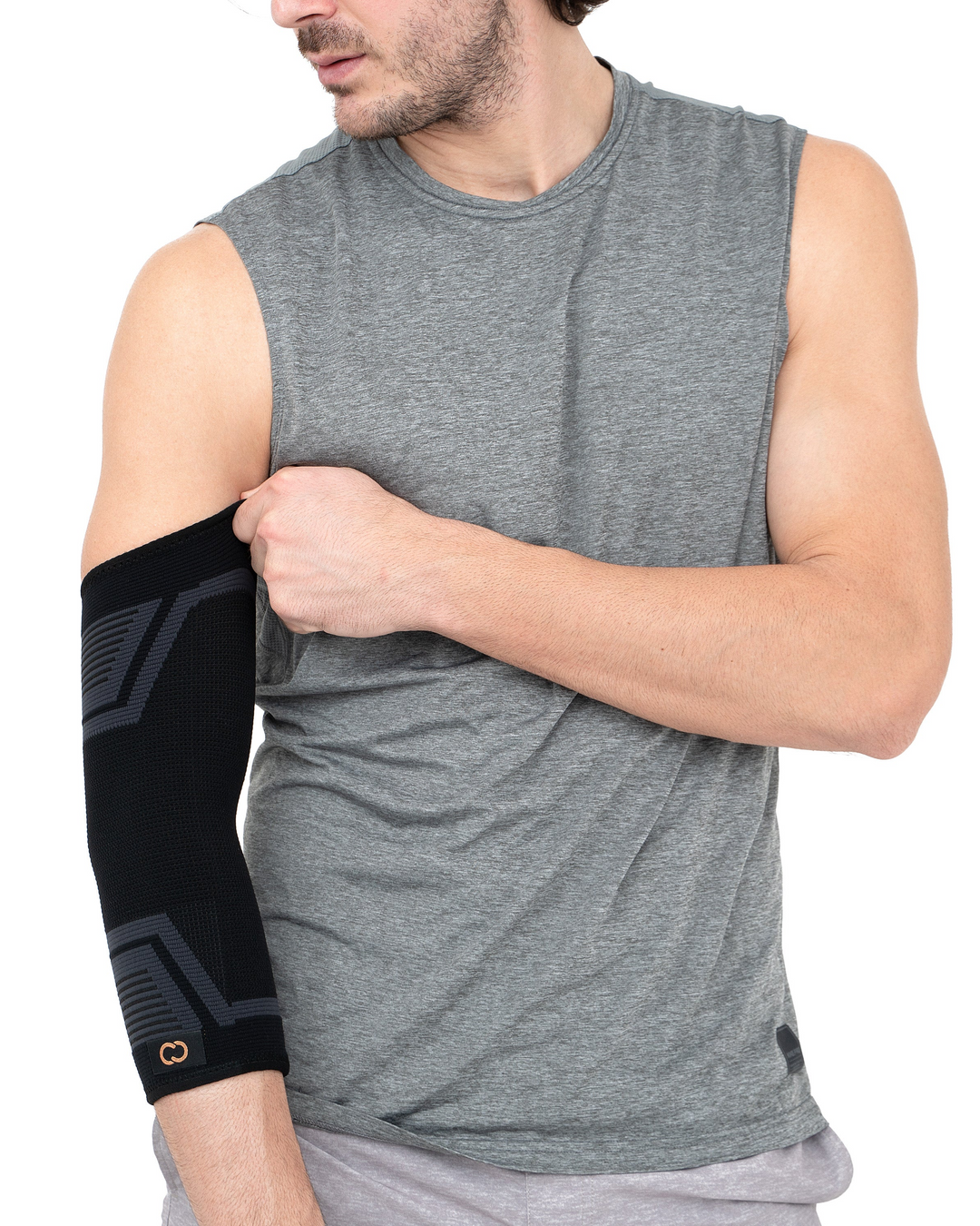 PowerKnit™ Elbow Sleeve – Copper Compression PowerKnit™ Elbow Sleeve – Copper Compression