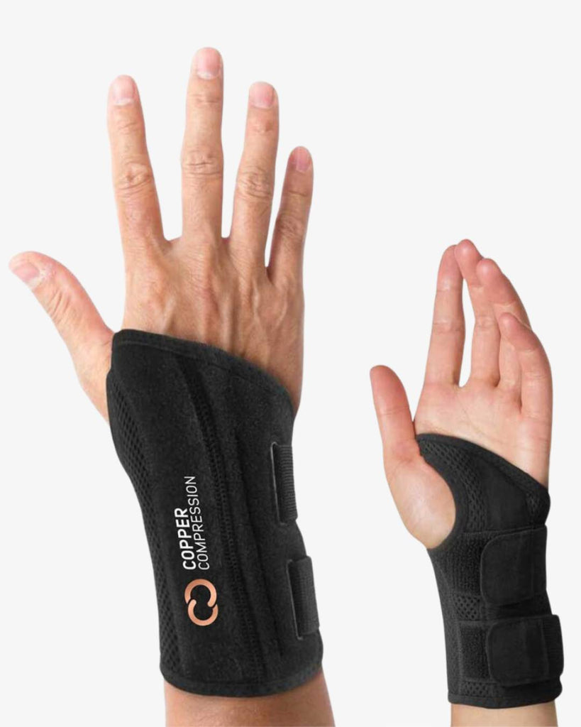 Copper Wrist Brace for Left or Right Hand Custom Unisex Fit