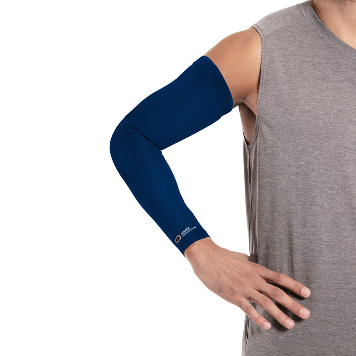 Copper Compression - Copper Infused Compression Sleeves - Arm & Elbows