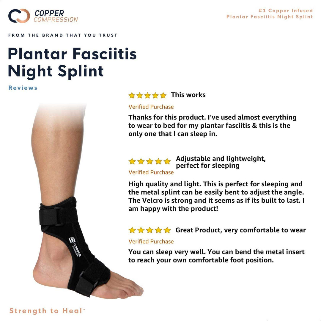 Soulern Plantar Fasciitis Night Splint Drop Foot Orthotic Brace