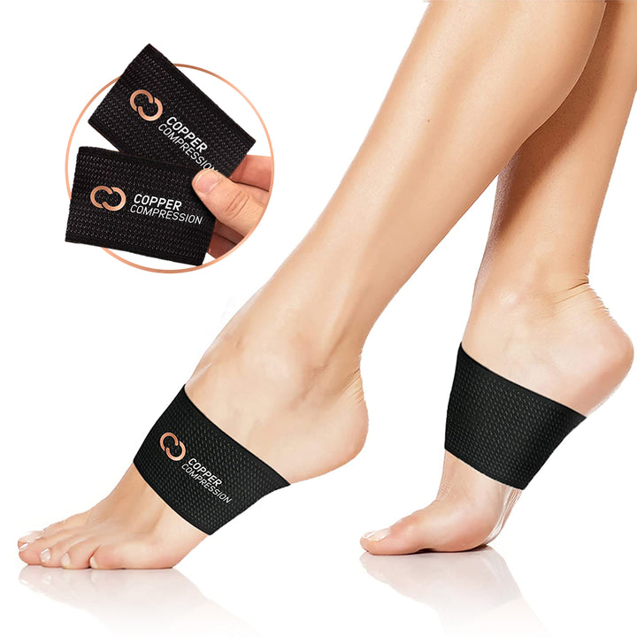 Copper Infused Gym Copper Compression Socks Plantar Fasciitis Sports  Support Sox 