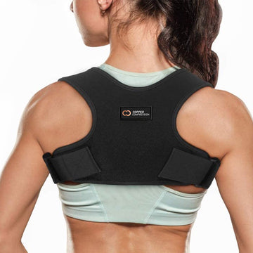 Pro-Grade Tommie Copper L/S Shoulder Support Upper Back Pain Brace