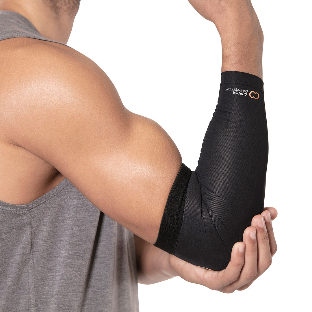 Copper Compression Sleeve Arm Elbow Support Brace Joint Pain Arthritis  Fitness - La Paz County Sheriff's Office Dedicated to Service