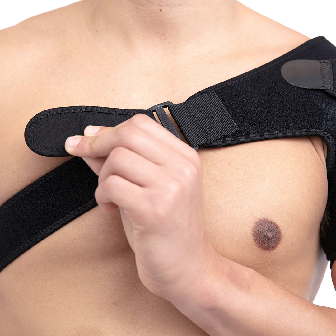 SHRBI Shoulder Support Strap Women Men Adjustable Shoulder Brace Strap  Rapid Relief Copper line Muscles Fit