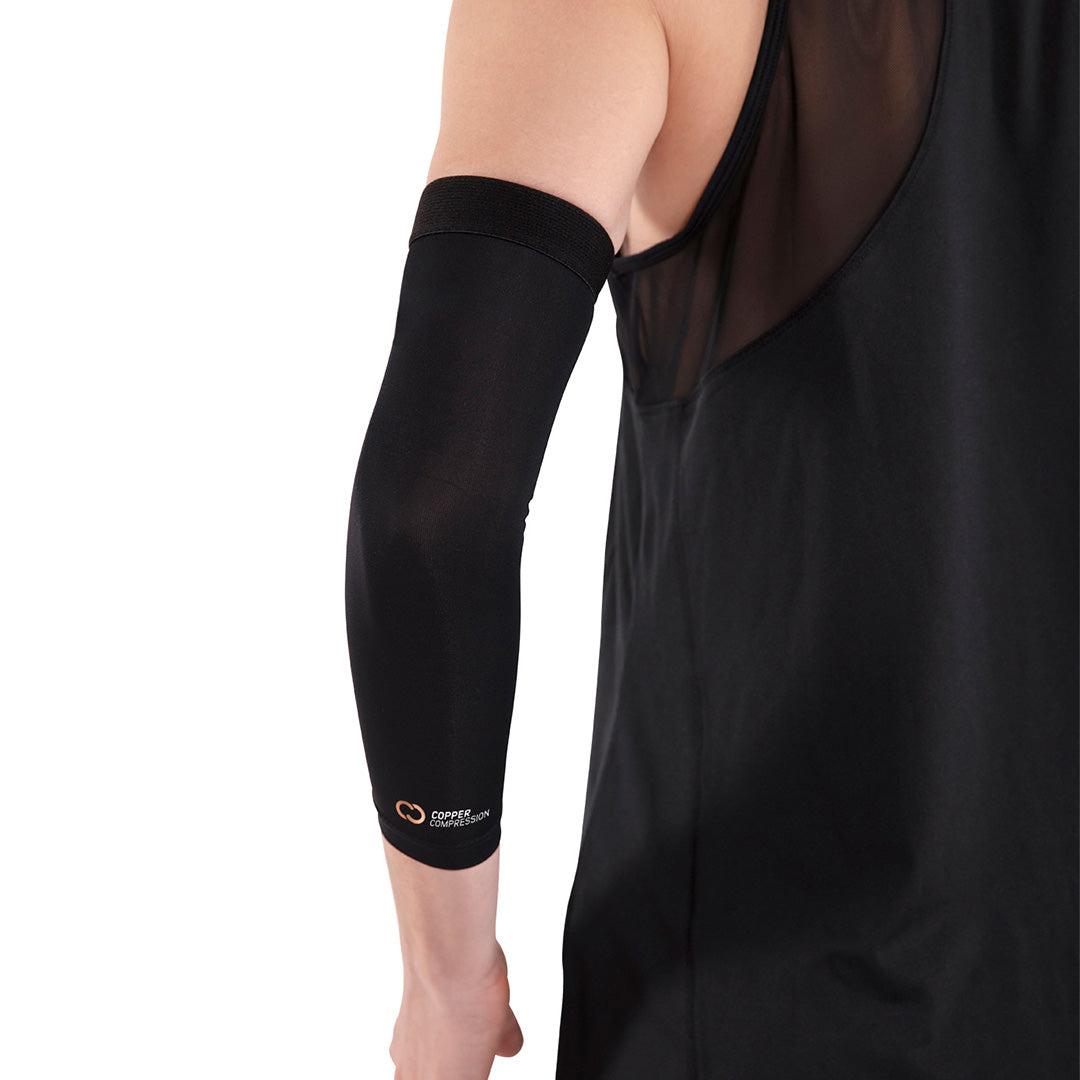  David Copper Compression Recovery Elbow Sleeve