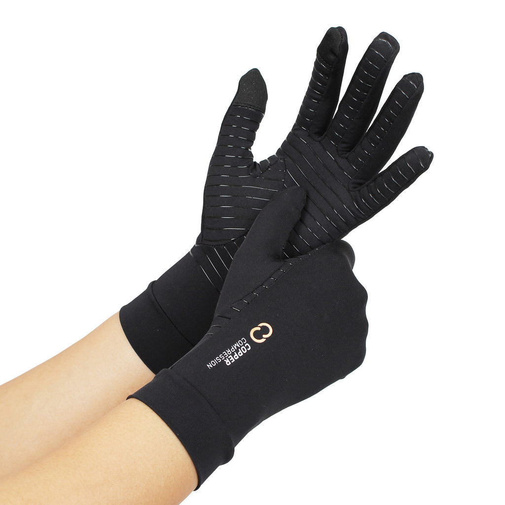 Copper Fit Hand Relief Compression Gloves