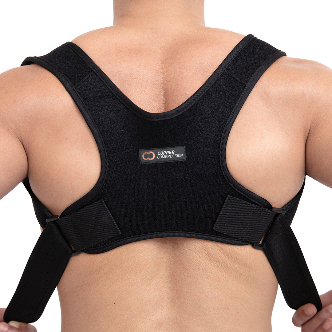 Copper Compression - Recovery Back Brace - Lower Back Pain Relief - Highest  Copper Content - Lumbar Waist Support Belt - Posture