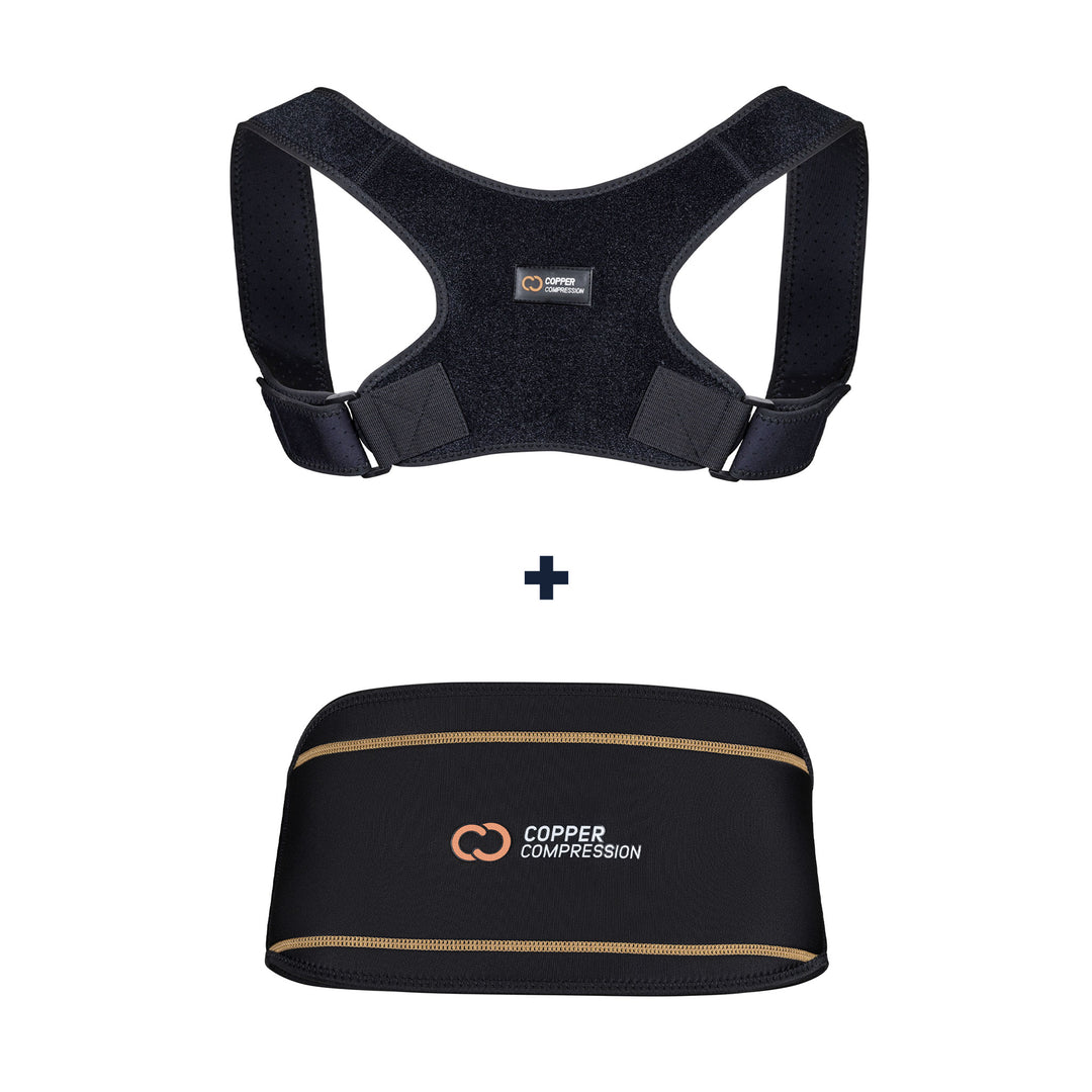 Copper Compression Posture Corrector Adjustable & Breathable for Pain  Relief for sale online