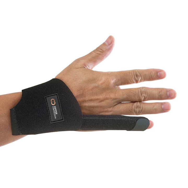 Copper-Infused Finger Splint Brace - Adjustable to Fit all Fingers ...