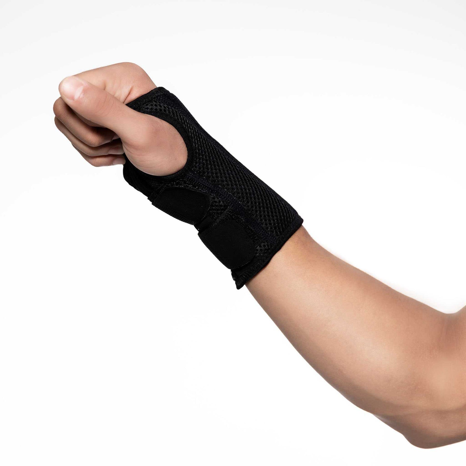 Copper Fit Rapid Relief, Wrist Brace Adjustable Fits Right Wrist S/M -  Black